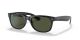 Ray-Ban RB2132 622 New Wayfarer Zonnebril - Zwart/Groen - 55mm