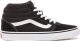 Vans Ward Hi Dames Sneakers - (Suede/Canvas)Black/White - Maat 40