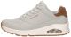 Skechers Maat 42 Uno - Suited On Air - Heren Sneakers - Naturel