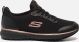 Skechers  Maat 39 SQUAD SR Dames Instappers - Zwart / Rose Gold