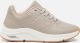 Skechers Arch Fit S-Miles- Mile Makers - Dames Sneakers - Taupe 41