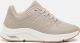 Skechers Arch Fit S-Miles- Mile Makers - Dames Sneakers - Taupe Maat 37
