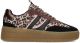PS Poelman ANEMONE Dames Sneakers - Wit Met Roze Combinatie 42