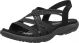 Skechers Reggae Slim - Simply Stretch Dames Sandalen - Black - Maat 40