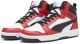 PUMA Rebound v6 Unisex Sneakers - PUMA White-PUMA Black-For All Time Red Maat 40.5