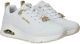 Skechers UNO GEN1 - TRENDY JEWELS Meisjes Sneakers - Wit