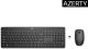 HP 150 - Bedraad Toetsenbord en Muis - Azerty - Zwart