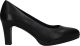 Tamaris leren dames pumps zwart - Maat 38