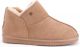 Warmbat Dames Sloffen - Lichtbruin - Maat 42