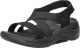 Skechers Go Walk Arch Fit Zandal - Tre - Dames Sandalen - Zwart Maat 39