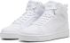 Puma Rebound V6 Mid Jr Unisex Sneakers - PUMA White-Cool Light Gray 36