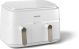 Philips 3000 series NA353/10 - Dual Basket Airfryer - 9L - 2750W - Zilver/Wit