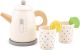 New Classic Toys® Houten Speelgoed Waterkoker - Speelset Inclusief 2 Bekers met Citroen en Munt - Speelgoedkeukenmachine voor Kinderen - FSC - Rollenspel Keukenspeelgoed - Vanaf 3 Jaar