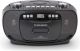 Thomson RK200CD FM-radio en CD Speler met Cassettedeck Recorder - Zwart