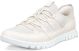 ECCO Gruuv Lite W Limestone leren dames sneakers beige - Maat 40 - Uitneembare zool 