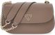 GUESS Schoudertas Daryna Convertible Xbody Flap Dark Taupe