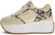 Guess Camrio2 Dames Sneakers Leder - Light Gold - Maat 38