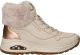 Skechers Uno Rugged - Fall Shimmer Dames Laarzen - Creme Maat 40