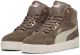 PUMA Shuffle Downtown Mid WTR Unisex Sneakers - Flat Bronze-Desert Dust-PUMA Gold Maat 41