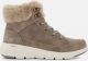 Skechers Glacial Ultra - Cozyly Dames Laarzen - Taupe - Maat 40