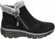 Skechers Easy Going-High Zip Dames Laarzen - Zwart - Maat 41