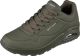 Skechers Uno - Stand On Air - Heren Sneakers - Groen Maat 44