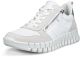 Ecco Maat 40 Gruuv Side Zip Sneakers beige Leer