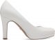Tamaris Essentials Dames Pumps - WHITE MATT - Maat 41