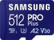 Samsung PRO Plus - Micro SD Kaart met Kaartlezer - 180 & 130 MB/s - 512 GB