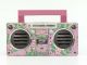 GPO BRONXPINK - Draagbare bluetooth speaker Bronx, jaren '80, roze