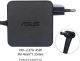 ASUS 0A001-00232500 netvoeding & inverter Binnen 45 W Zwart adp-45w b