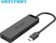 Vention USB C naar 4 Poort USB 3.0 Hub met OTG Functie
