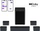Poseidon D80 Boom - 7.1 Soundbar voor tv - met Dolby Atmos Soundbar - Draadloze Subwoofer & 4 Surround Speakers - Zwart