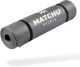 Matchu Sports - Fitnessmat - Yogamat - Sportmat - Fitness mat - Met draagkoord - 180 cm x 60 cm x 0,9 cm - Grijs - NBR