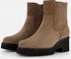 Gabor Chelsea boots taupe Suede - Dames - Maat 42