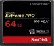 SanDisk Extreme PRO CompactFlash kaart 64 GB