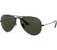 Ray-Ban RB3025 L2823 Aviator Zonnebril - 58mm - Zwart/Groen