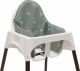 Jollein - Stoelverkleiner Jungle Jambo Giraffe - Waterafstotend - Stoelverkleiner Voor IKEA Kinderstoel, Baby