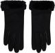 UGG Fabric Leather Shorty Glove 20176-BLK, Vrouwen, Zwart, Handschoenen, maat: S