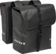 Dubbele Fietstas New Looxs Odense Double  - Fietstassen Electrische Fietsen - Waterafstotend Polyester - 39 Liter - Zwart