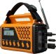 Noodradio - 8000mAh - Bluetooth - 2026 verbeterde versie - Solar Opwindbaar - Solar Powerbank Zonneenergie - Draagbare Radio op batterijen - Zaklamp led oplaadbaar - Survival Noodpakket - Oranje