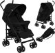 Lionelo Elia - Buggy - Lichte 7kg - Paraplu Buggy - 5-Punts Gordel - Rijke set - Grote Mand - Muskietennet - Geschikt voor Kinderen tot 15 kg - Verstelbare rugleuning tot Ligpositie en voetensteun - van 6 maanden tot 5 jaar