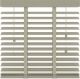 Jaloezie Hout Horizontaal Decosol - 50 mm - Leem - Maat: 140 x 180 cm