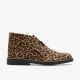 CLARKS Maat 38 Desert Bt Evo. Dames Veterschoenen - Leopard Suede 