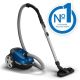 Philips Stofzuiger met Zak Performer Compact XD3110/09 - Lang Snoer - Alle Vloertypen - TriActive mondstuk - Incl 2 Extra Mondstukken - Blauw