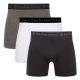 Bamboo Basics - Boxershorts Rico (3-pack) Heren - Zwart, Wit & Grijs - S