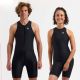Rogelli Florida Trisuit Heren en Dames - Mouwloos - Zwart - S