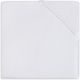 Jollein - Baby - Hoeslaken Wieg Jersey (Wit) - Katoen - 2 Stuks - Hoeslaken Wieg - 40/50x80/90cm