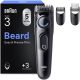 Baardtrimmer Braun Series 3 BT3520 + 3 Tools - Scherp Scheerblad - 40 Lengtes - Zwart