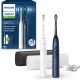 Showmodel Philips Sonicare 5500 Series - Elektrische Tandenborstels - Wit & Blauw Duopack – 2 Reisetuis - Wittere tanden - HX7119/01